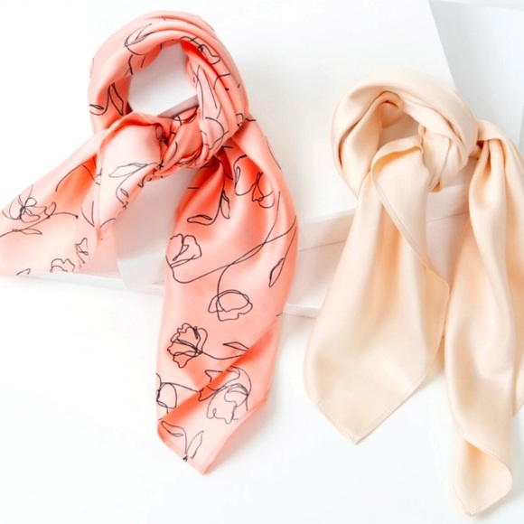 NWT LARK & IVES 2 Hair Scarf set. Beautiful colors see pictures.  Never … - Picture 1 of 5